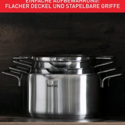 Nordica 8-teiliges Kochgeschirr-Set H852S8|Tefal Clearance