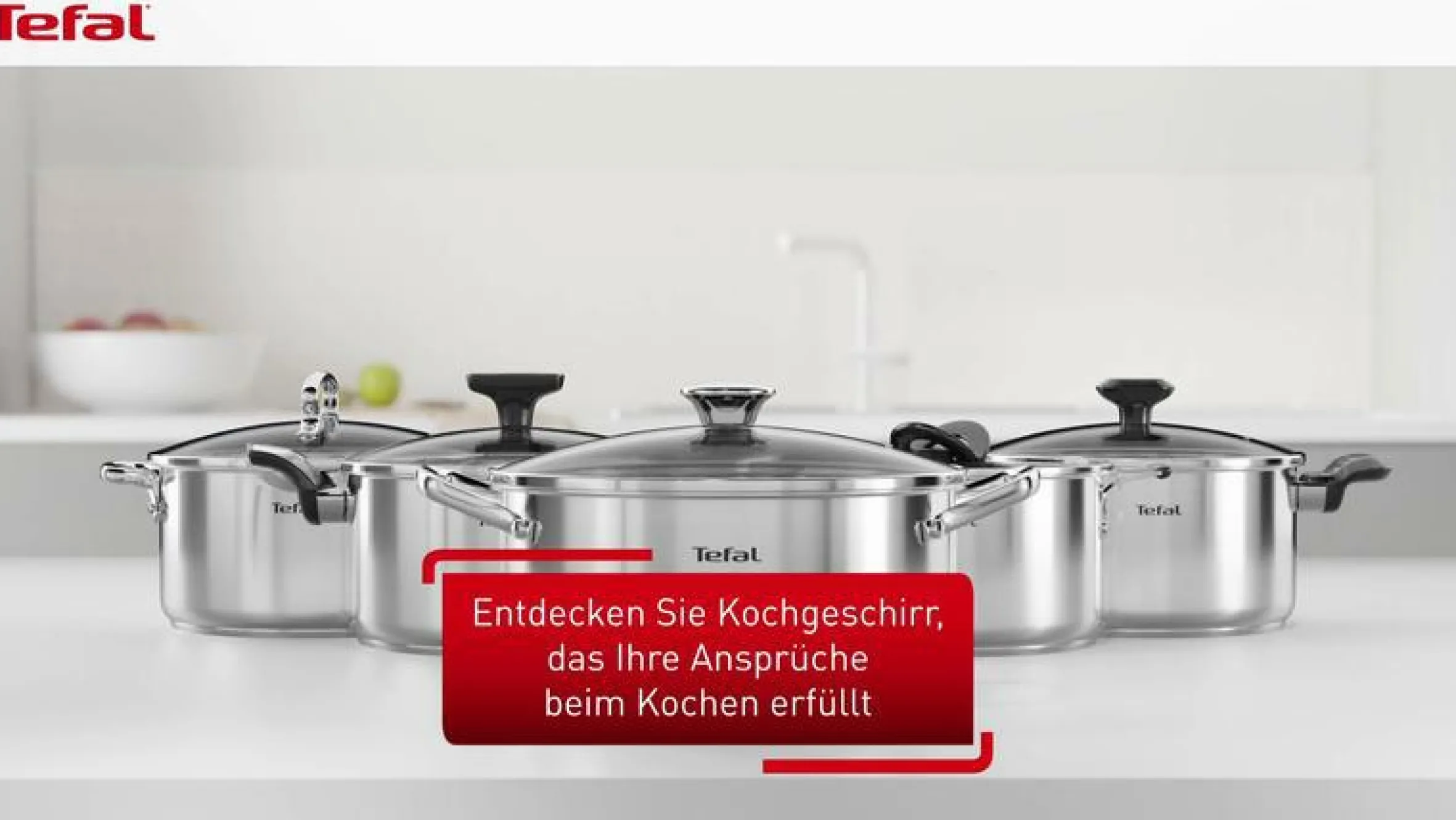 Nordica 8-teiliges Kochgeschirr-Set H852S8|Tefal Clearance