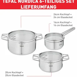 Nordica 6-teiliges Set H852S3|Tefal