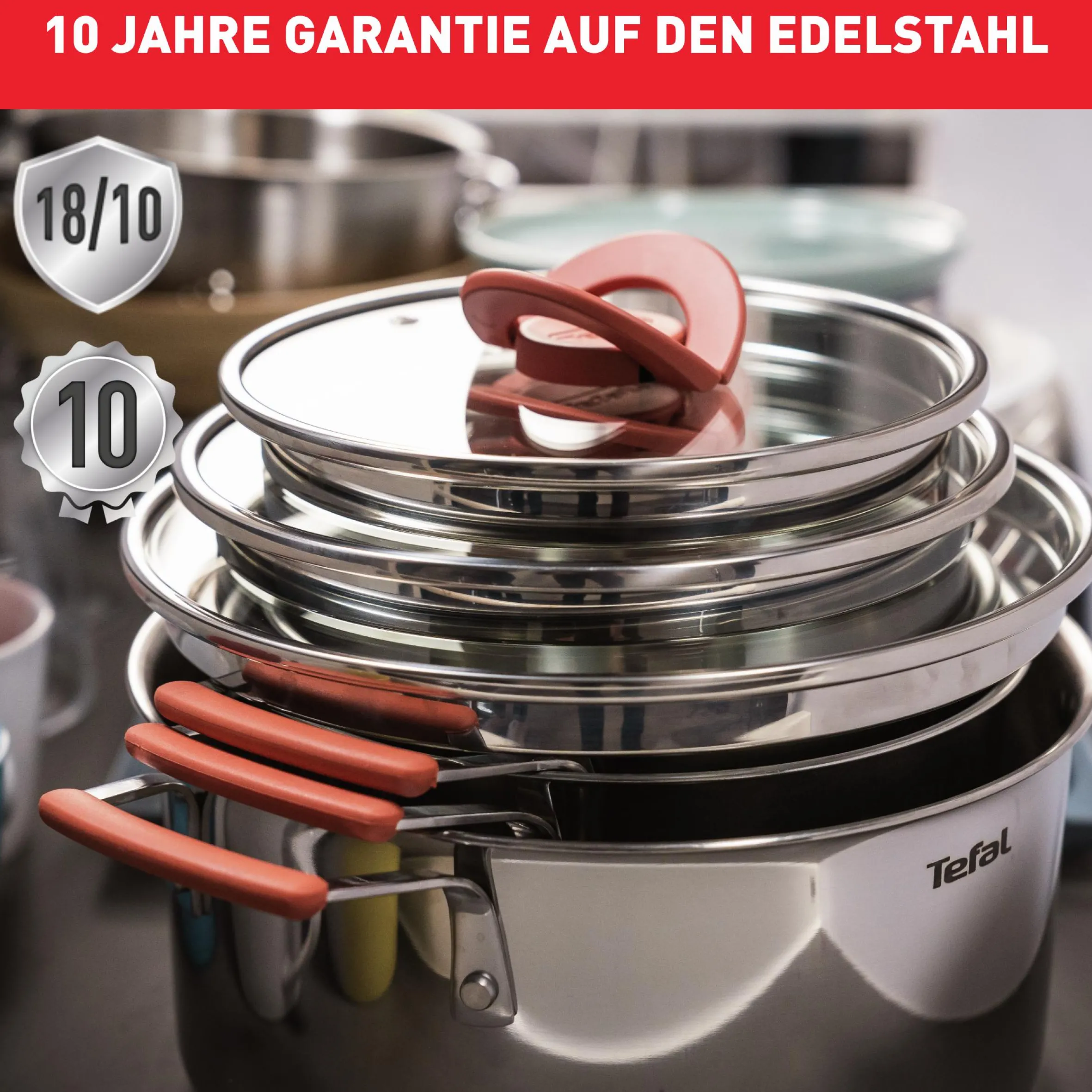 Opti Space 6-teiliges Kochtopf-Set G720S6|Tefal Sale