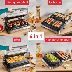 OptiGrill 4in1 XL Kontaktgrill GC784D|Tefal Hot