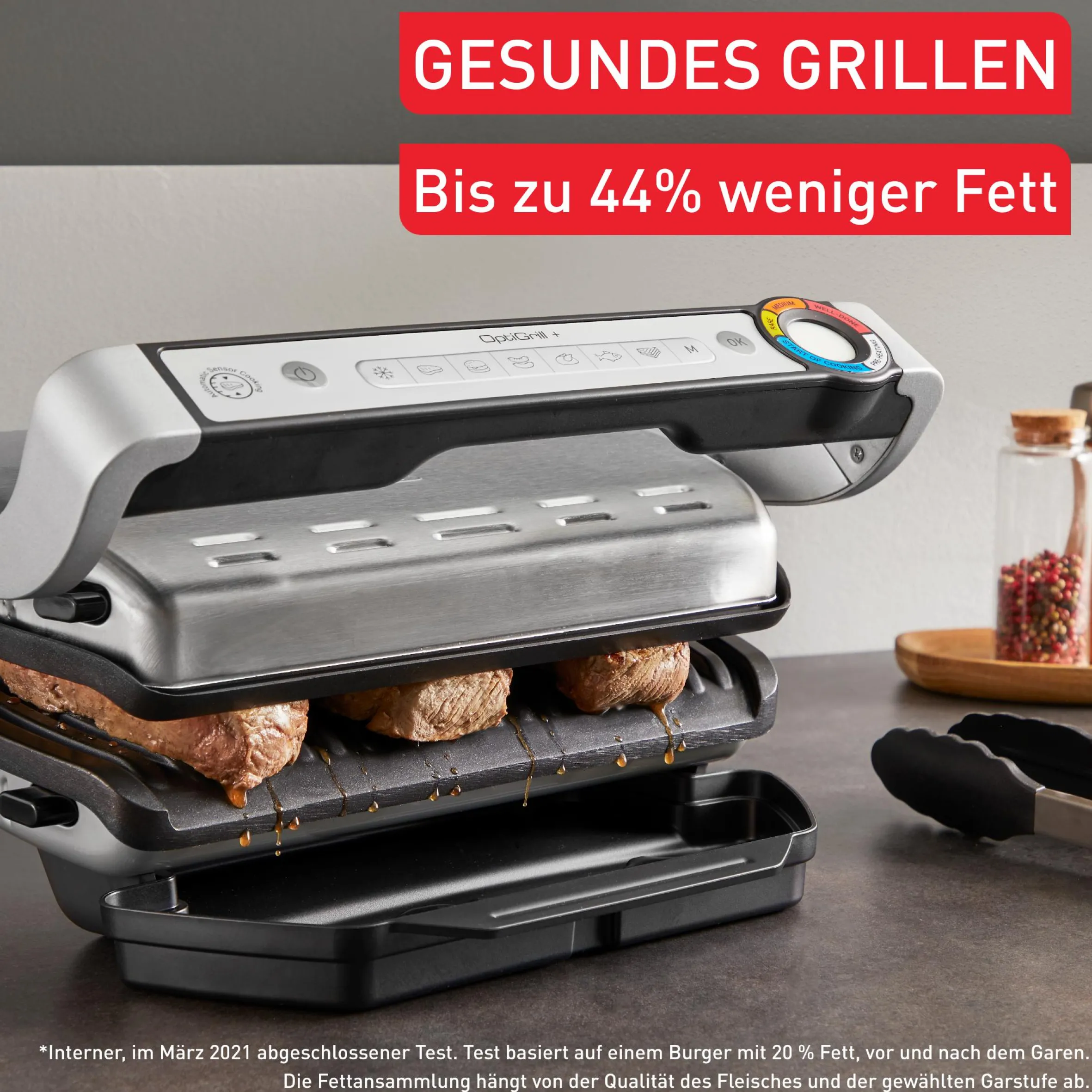 OptiGrill+ Kontaktgrill GC718D|Tefal Outlet