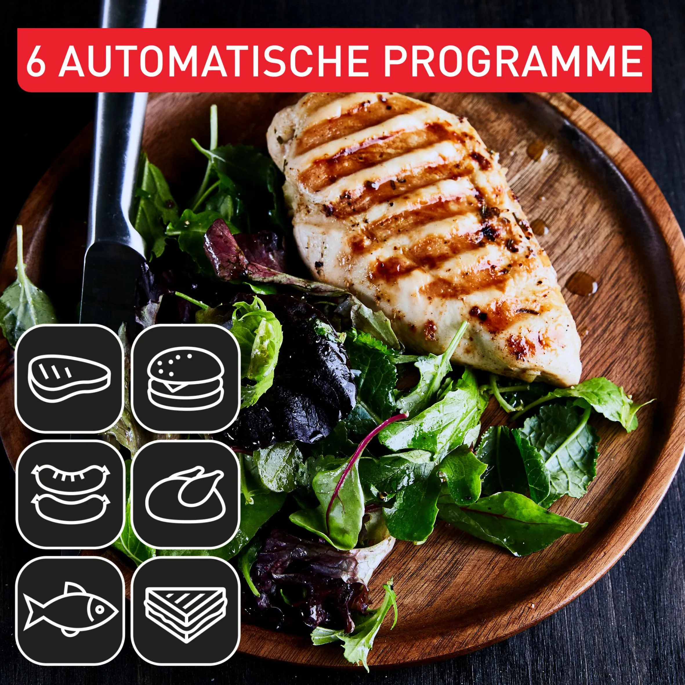 OptiGrill+ Kontaktgrill GC718D|Tefal Outlet