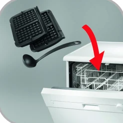 OptiGrill Waffelplatten (x 2) und Schöpfkelle XA7248|Tefal Online