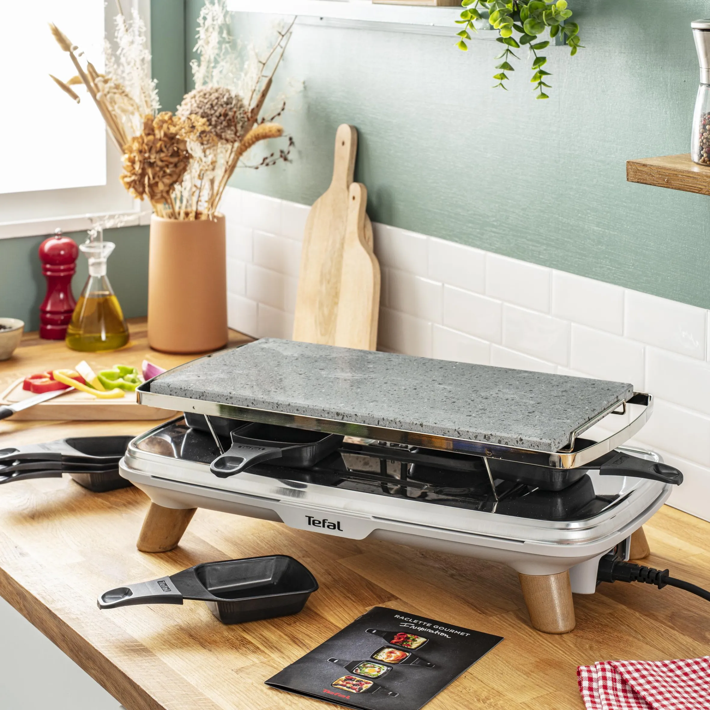 Pierrade Gourmet Raclette & Tischgrill PR620D|Tefal Hot