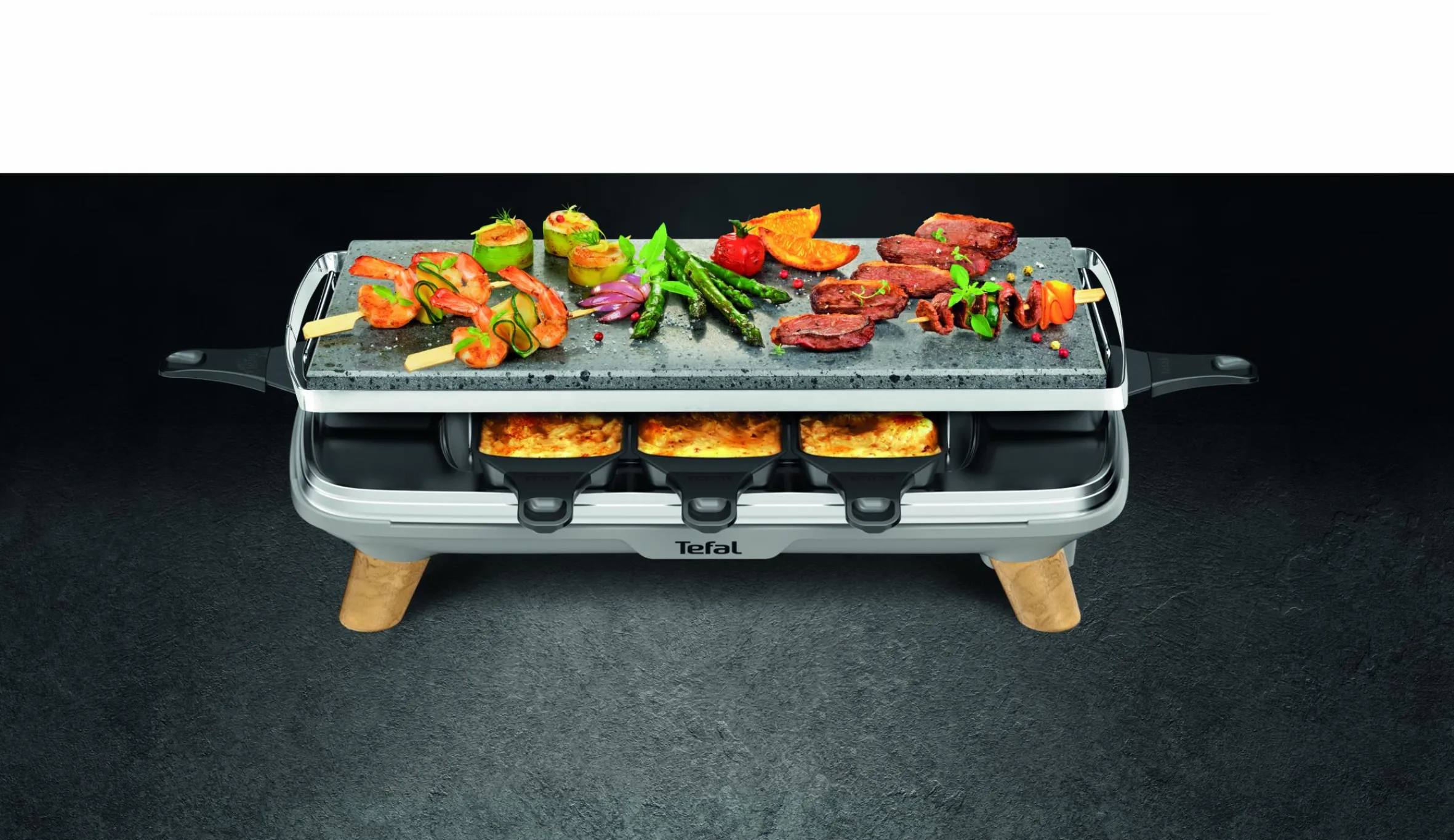 Pierrade Gourmet Raclette & Tischgrill PR620D|Tefal Hot