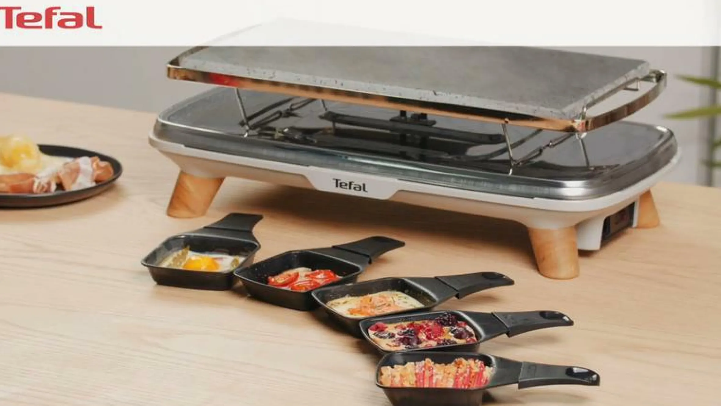 Pierrade Gourmet Raclette & Tischgrill PR620D|Tefal Hot