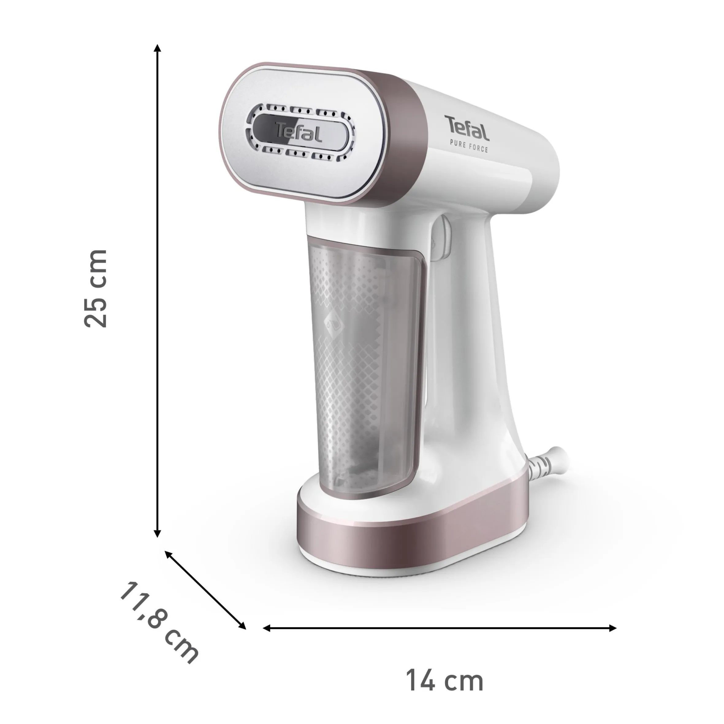 Pure Force, Dampfglätter, 2-in-1 Dampfglätten und Bügeln|Tefal Discount
