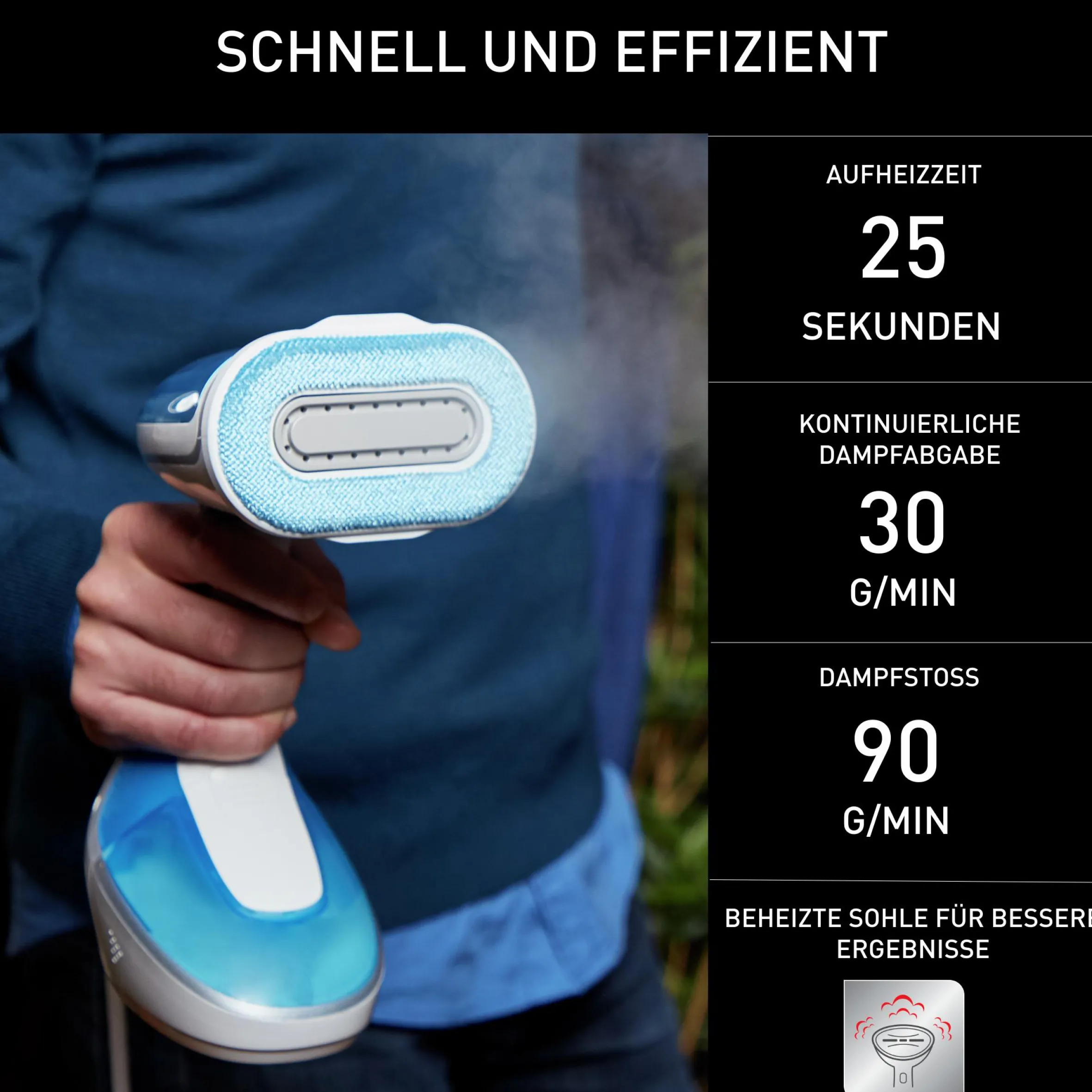 Pure Tex Dampfbürste DT9530|Tefal