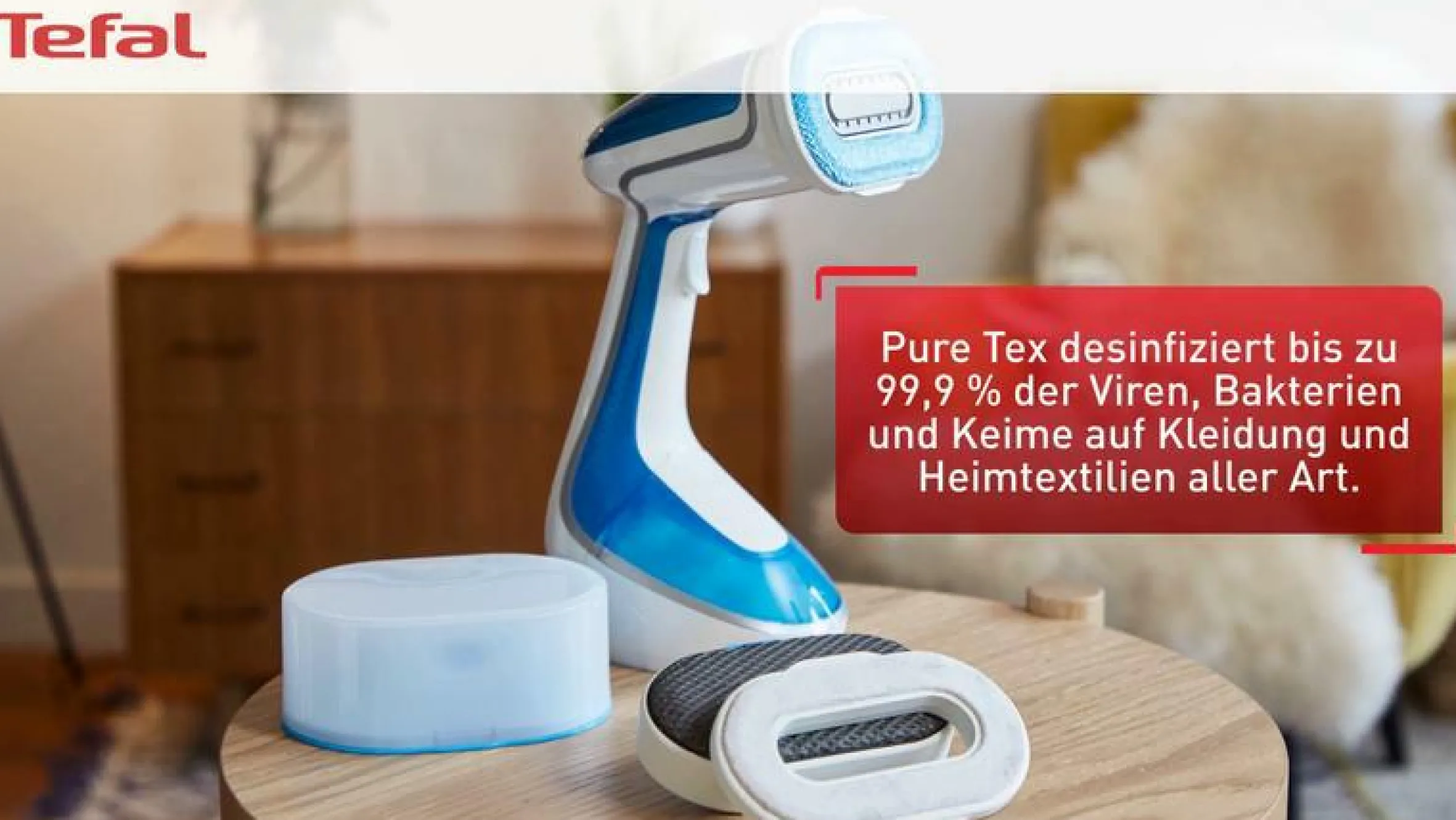 Pure Tex Dampfbürste DT9530|Tefal