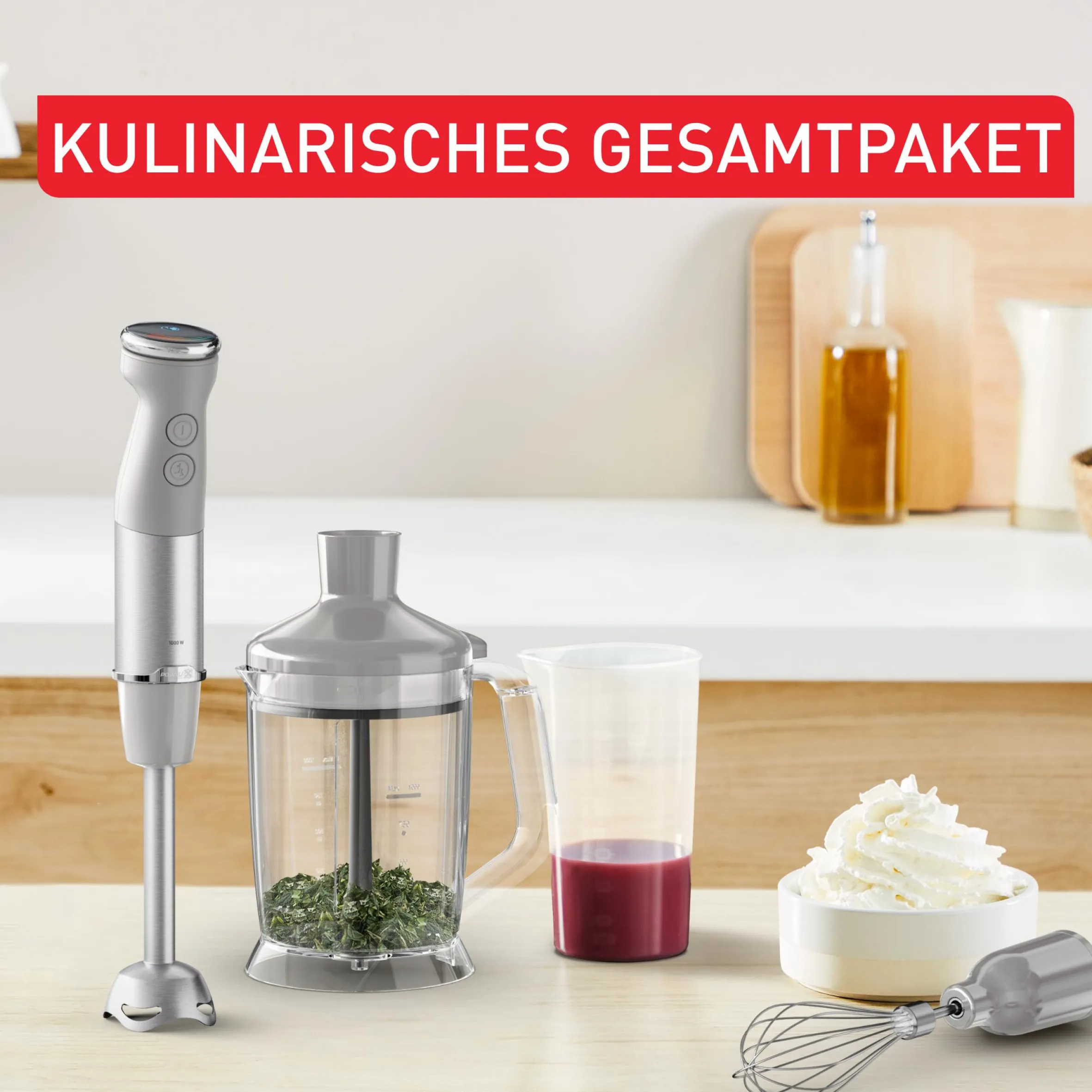 Quickchef+ Stabmixer HB67MB|Tefal
