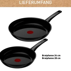 Renew Black On 2-teiliges Pfannenset C43590|Tefal Discount