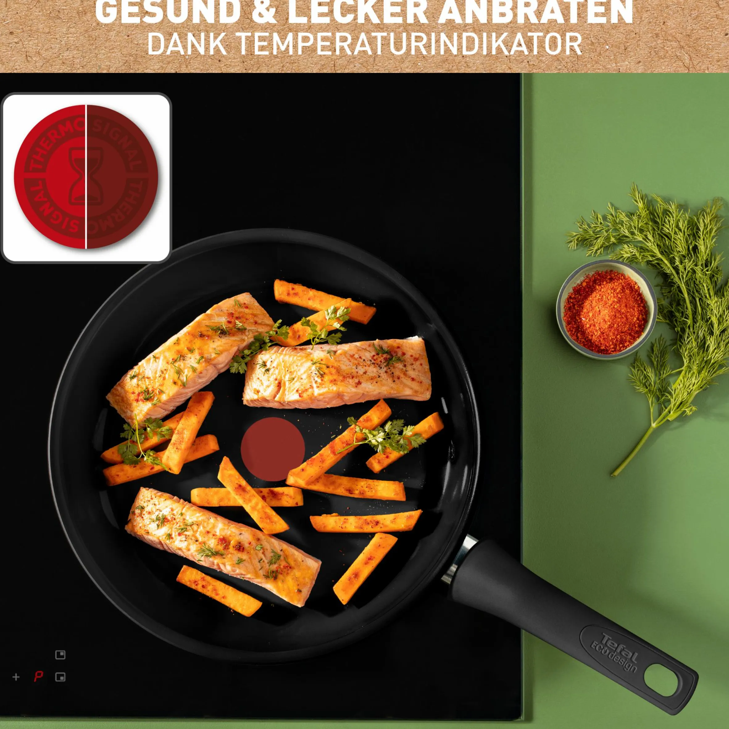 Renew On Black Keramik-Wokpfanne C43519|Tefal New