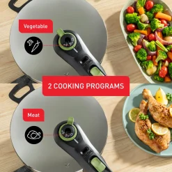 Secure Trendy Schnellkochtopf mit Korb 6 L P25807|Tefal Best