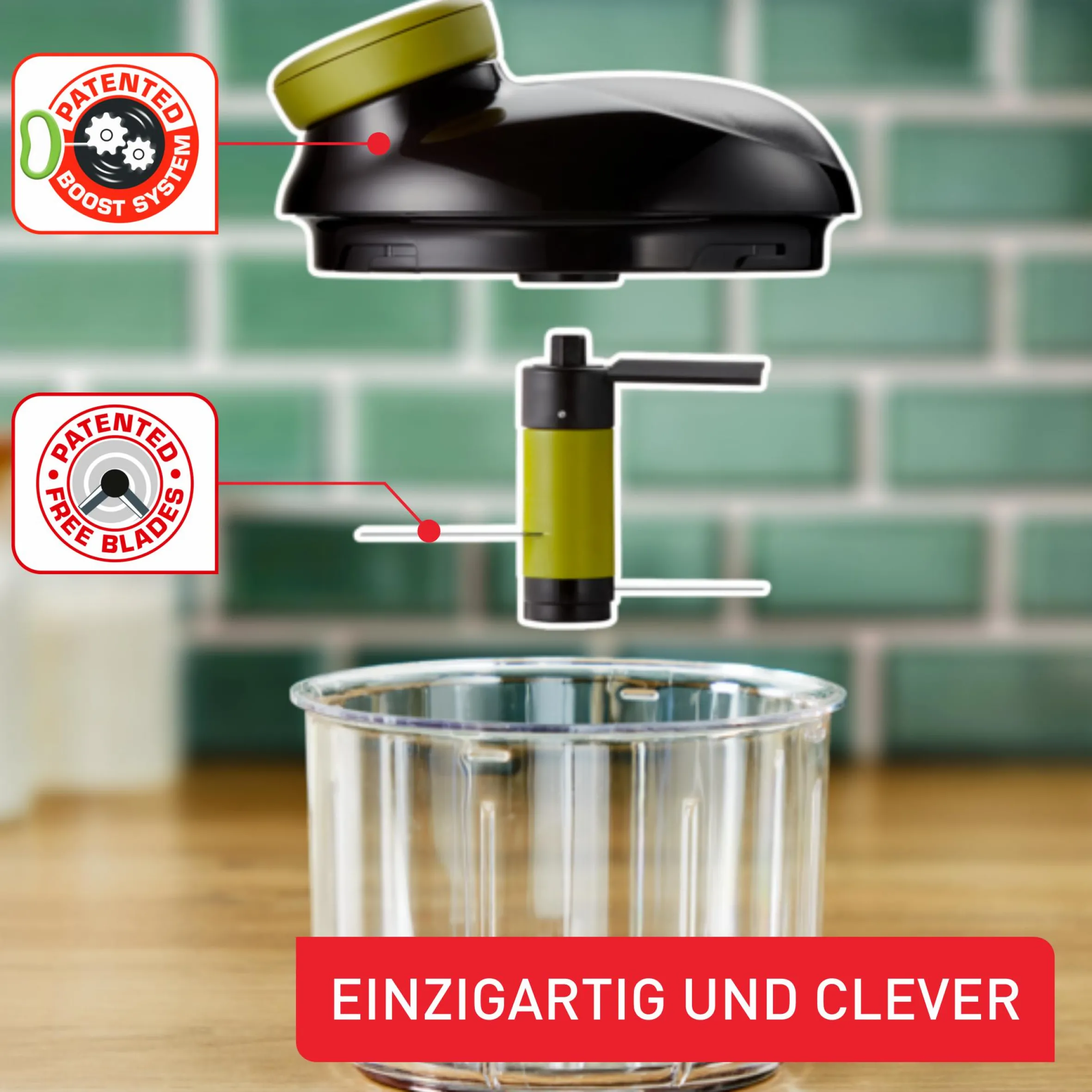 5-Sekunden-Zerkleinerer 900 ml K13204|Tefal Outlet