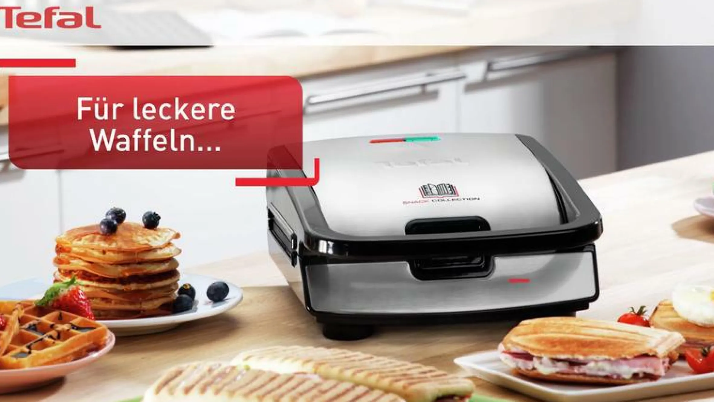 Snack Collection Sandwichmaker & Waffeleisen SW853D|Tefal Hot