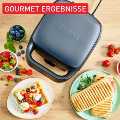 Snack Collection, Sandwich & Waffle Maker, 20 verfügbare Platten-Sets, süße und herzhafte Rezepte|Tefal Clearance