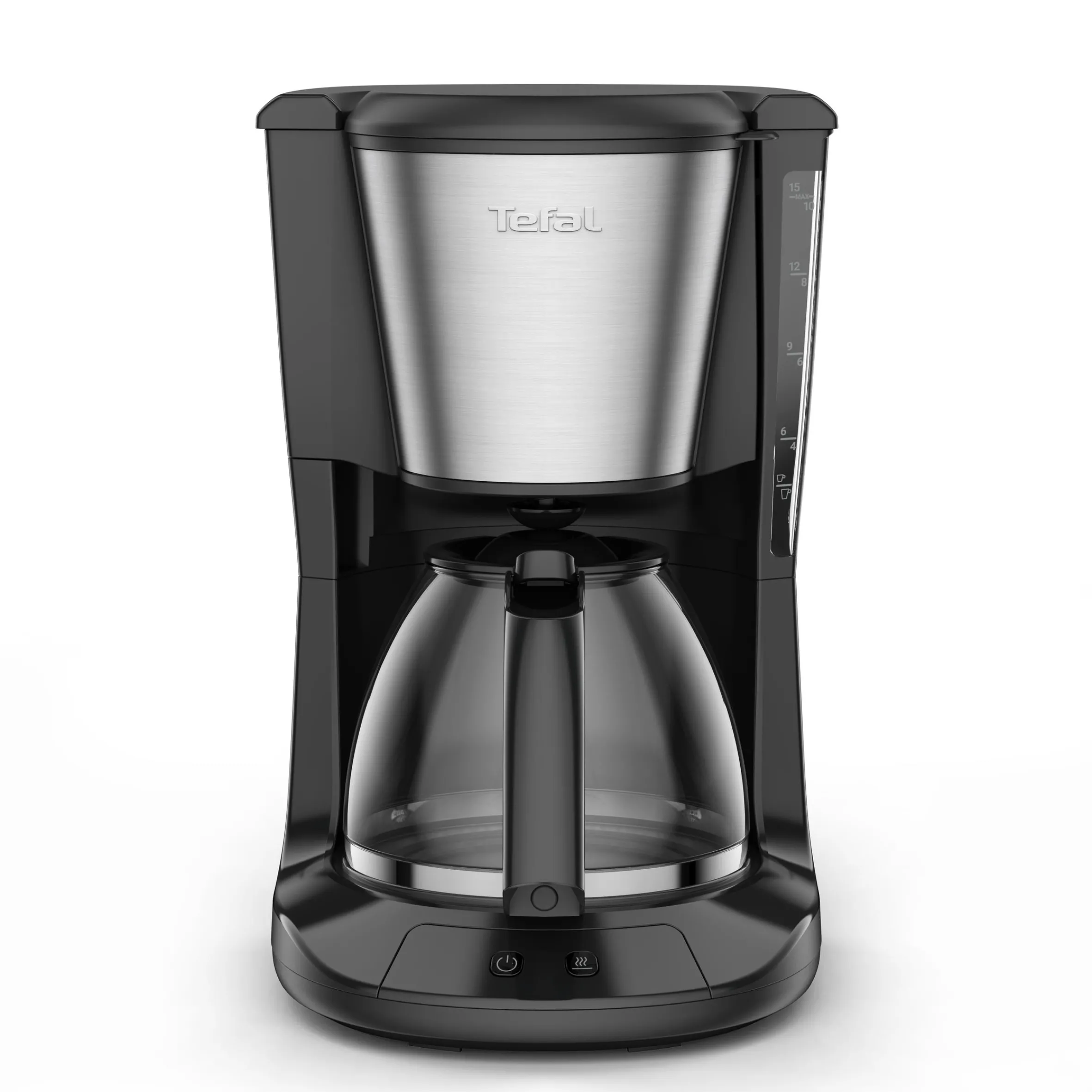 Subito, Filterkaffeemaschine, Optionale Warmhaltefunktion, Permanenter Filter, Schwarz und Edelstahl|Tefal Clearance