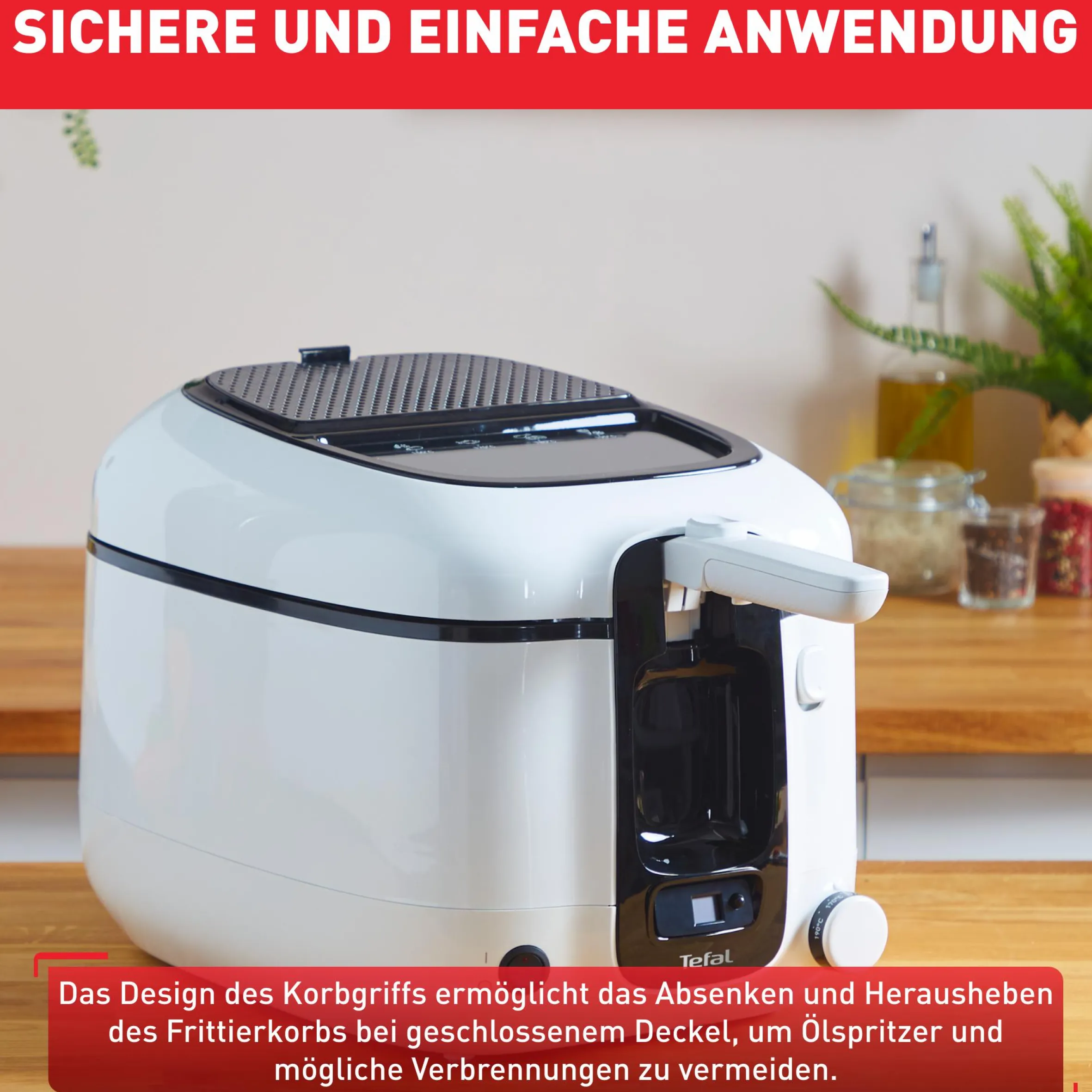 Super Uno mit Timer Fritteuse FR3140|Tefal Hot