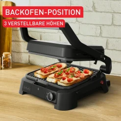 SuperGrill 3in1, Kontaktgrill, Barbecue- & Ofenposition|Tefal Discount