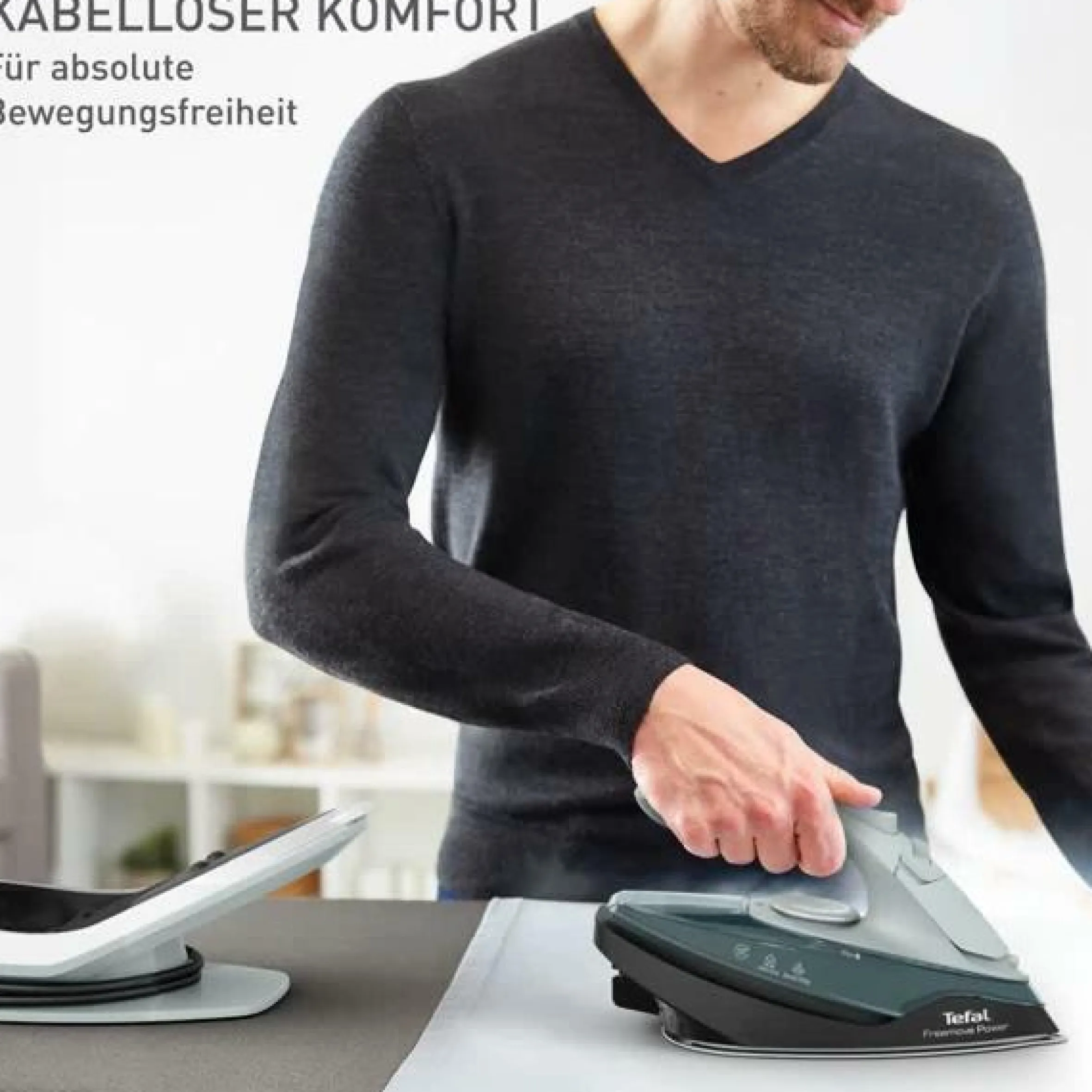 Freemove Power, Kabelloses Dampfbügeleisen, Schnelles Aufheizen, Leicht|Tefal Outlet