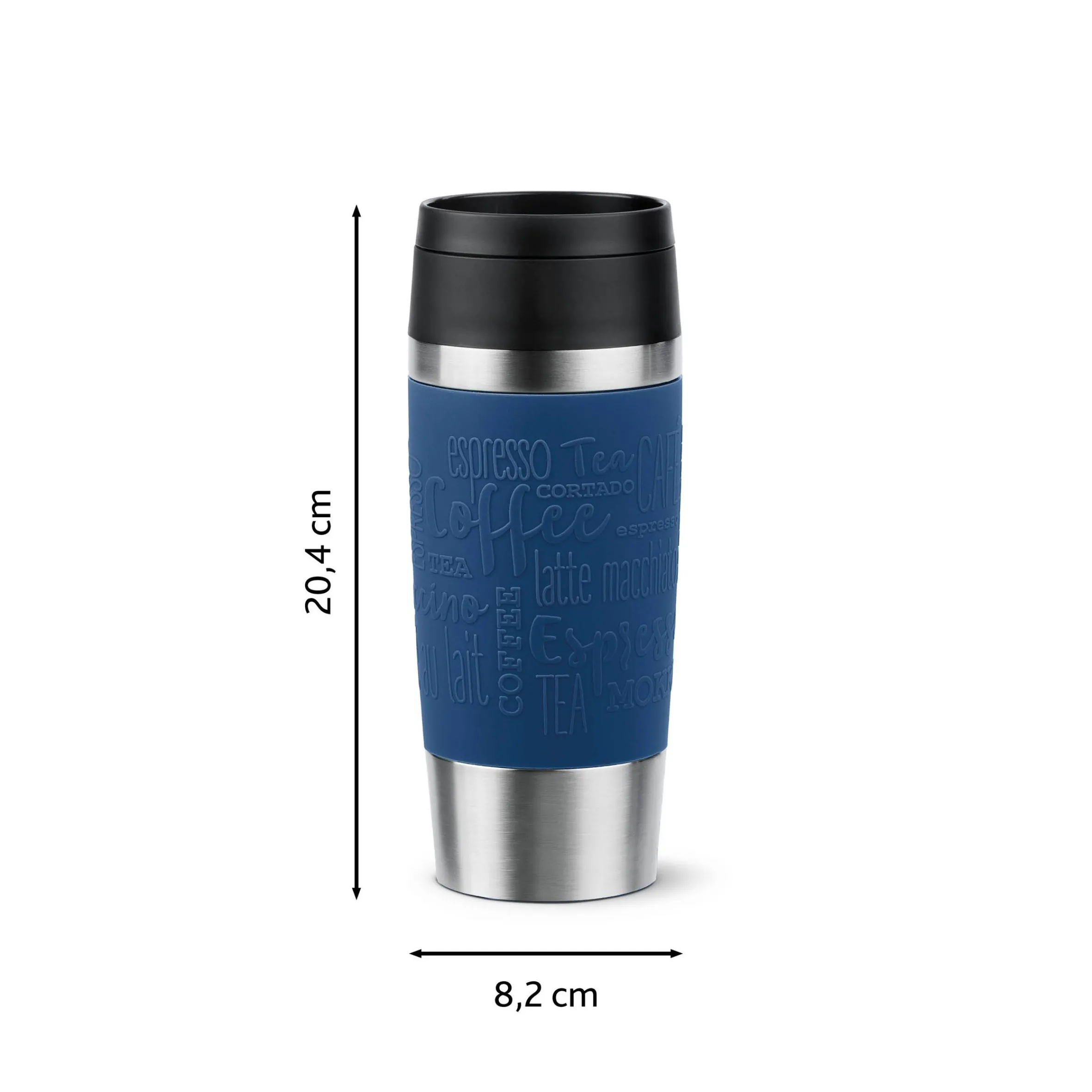 TRAVEL MUG CLASSIC ISOLIERBECHER 0,36L DUNKELBLAU N20203|Tefal New
