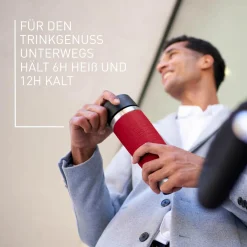 TRAVEL MUG CLASSIC ISOLIERBECHER 0,5L DUNKELROT N20222|Tefal Outlet