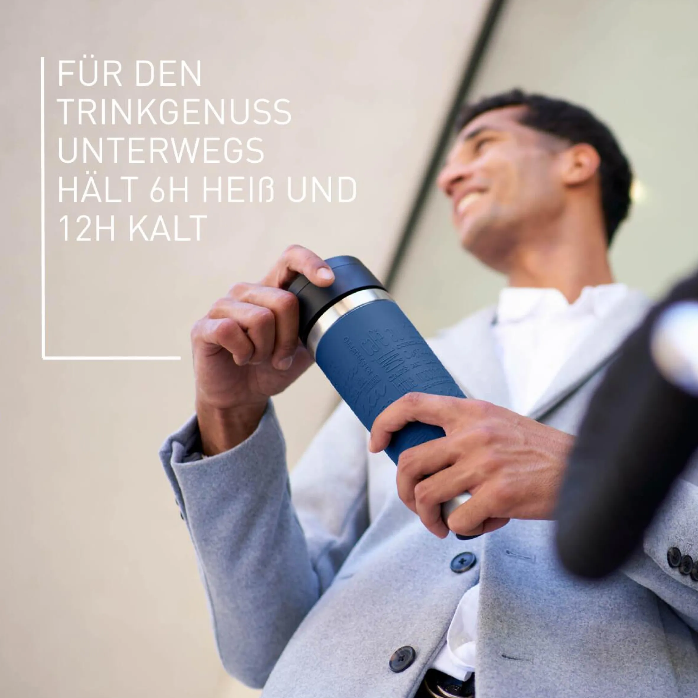 TRAVEL MUG CLASSIC ISOLIERBECHER 0,5L DUNKELBLAU N20221|Tefal Clearance
