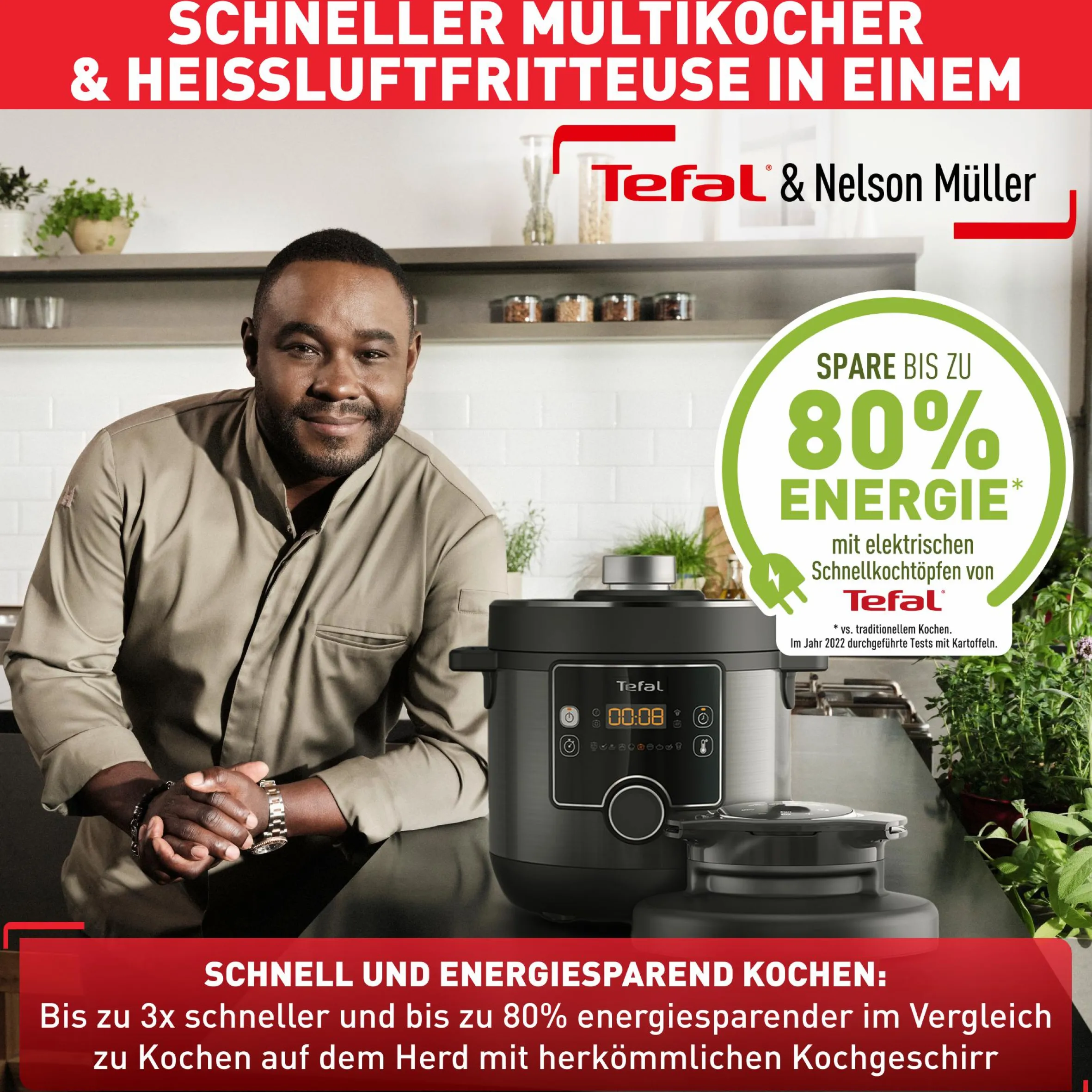 Turbo Cuisine & Fry Multikocher CY7788|Tefal Clearance