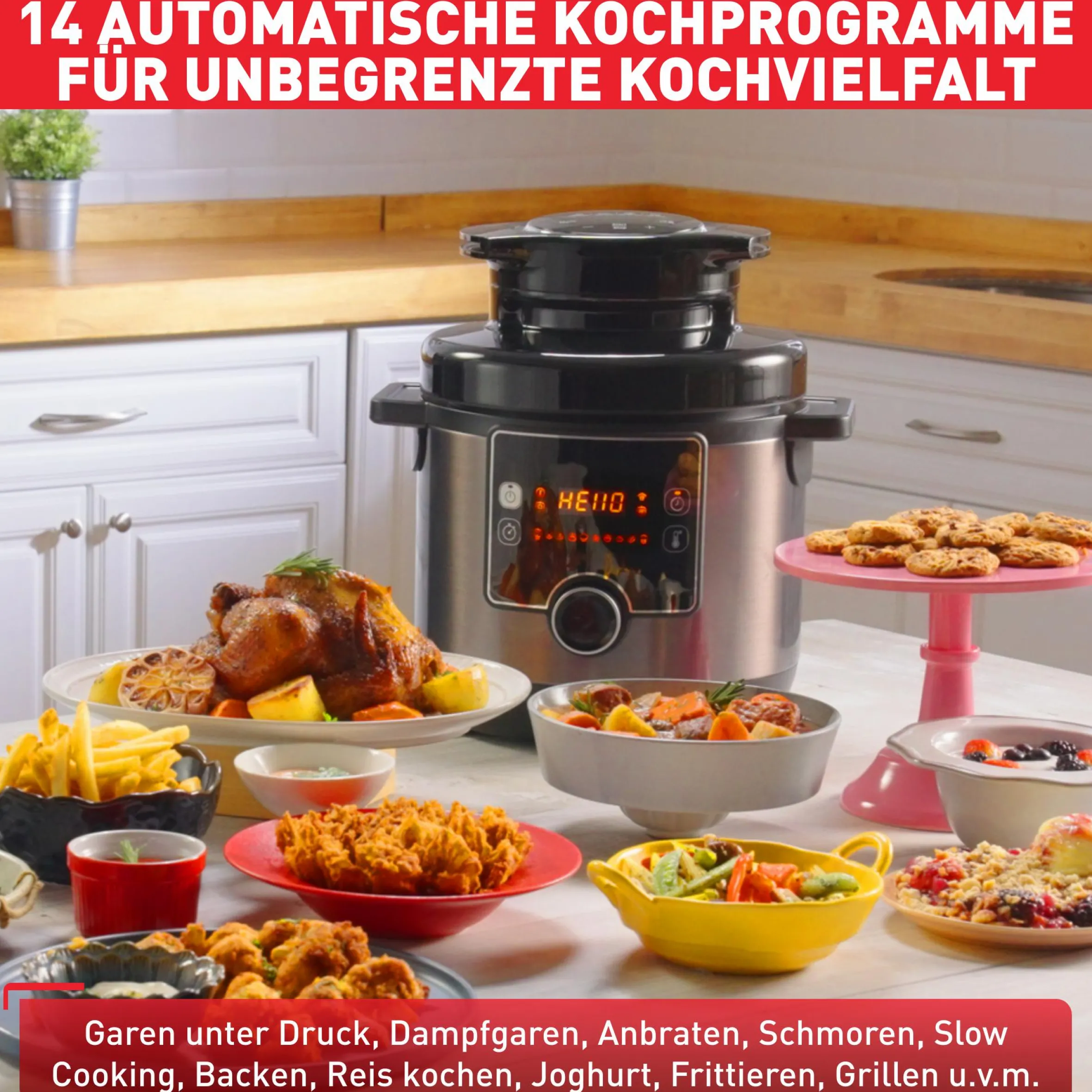 Turbo Cuisine & Fry Multikocher CY7788|Tefal Clearance