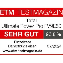 Ultimate Power Pro Dampfbügeleisen FV9E50|Tefal Clearance
