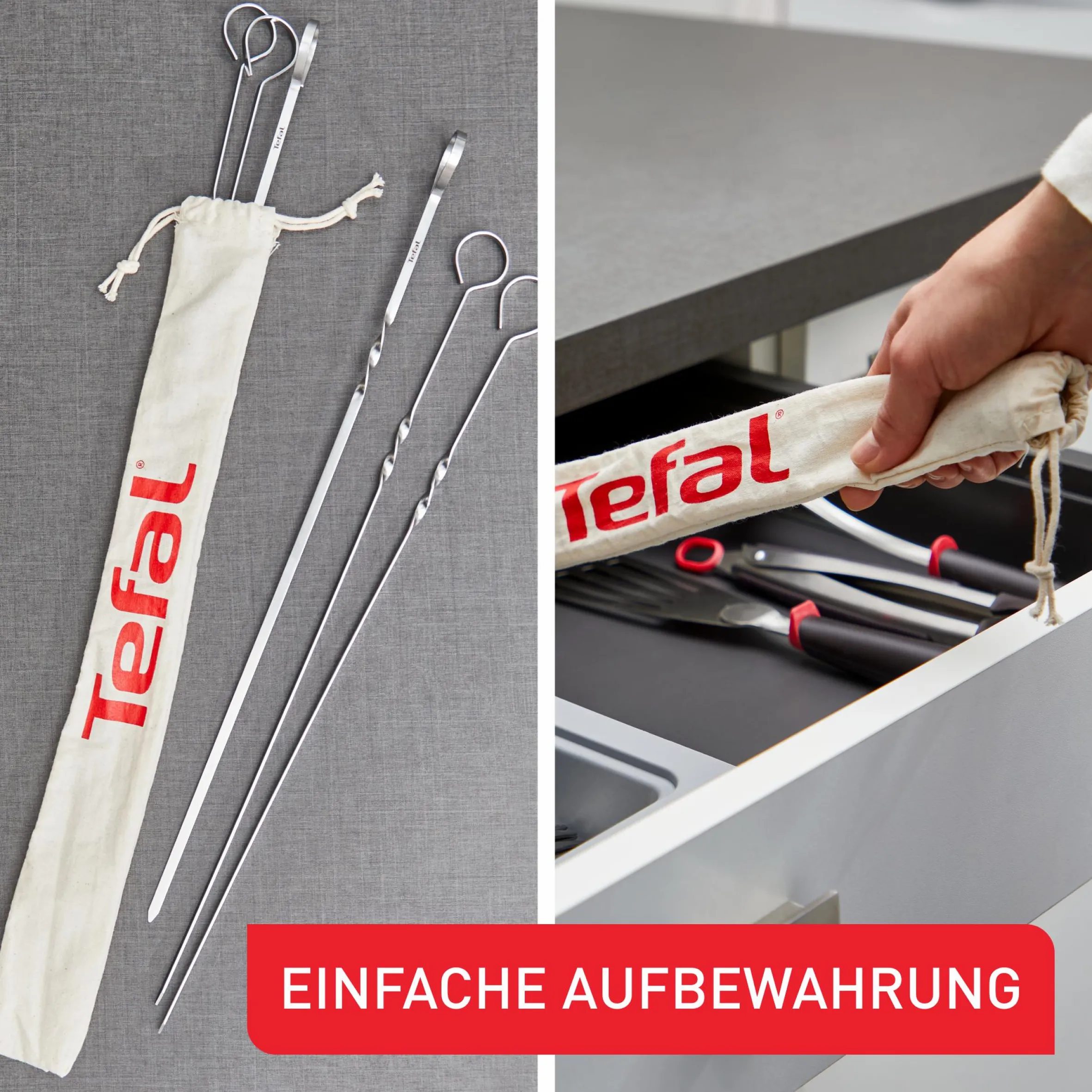 XL-Grillspieße K185S7|Tefal Hot